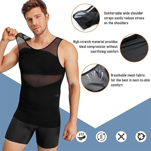 Men Body Shaper Slimming Vest Tight